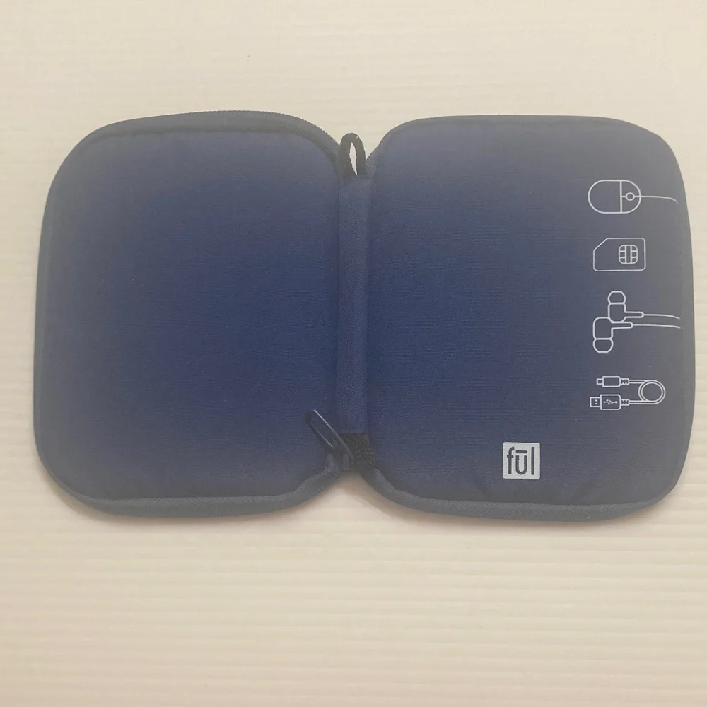 Blue Tech Accessory Pouch